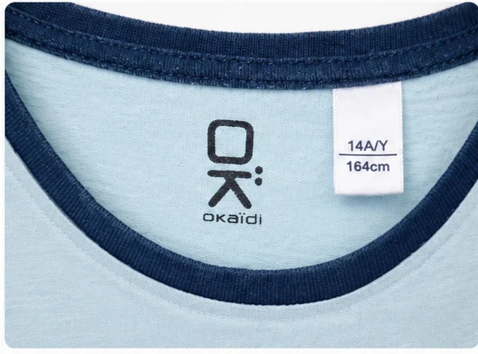 Camiseta Okaïdi azul claro Smile – 14 años – photo 2